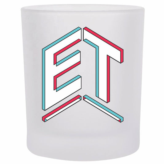 ET Ethan Trace Logo Rocks Glass