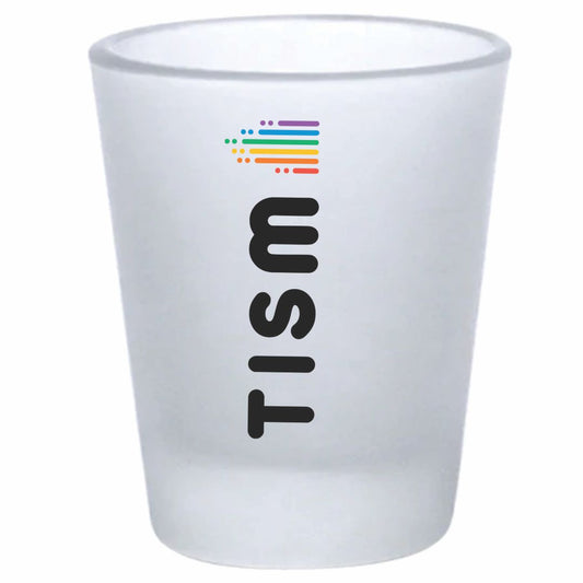 TISM Vertical Logo Shot Glass