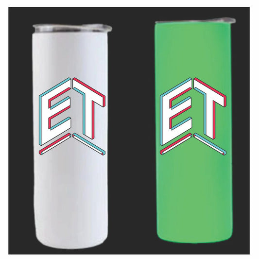 ET Ethan Trace Glow In the Dark Tumbler Green