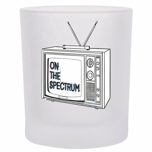 On The Spectrum Rocks Glass